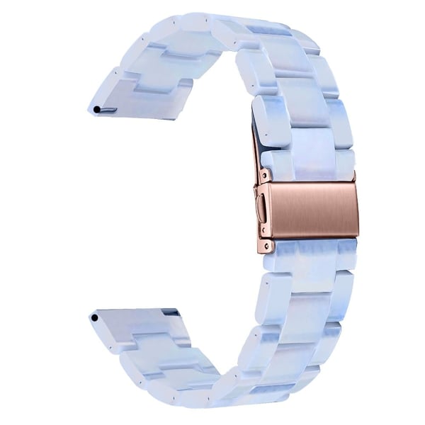 Garmin Vivoactive 4 Resin Watch Strap 22 mm vannavstøtende erstatningsarmbånd - Babyblå