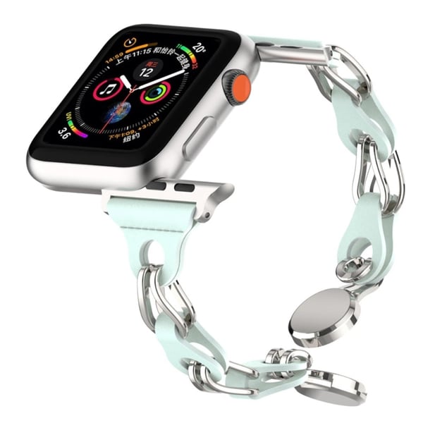 Apple Watch Series 41mm - 40mm - 38mm Universal magnetisk klokkerem med magnetisk armbånd - Babyblå
