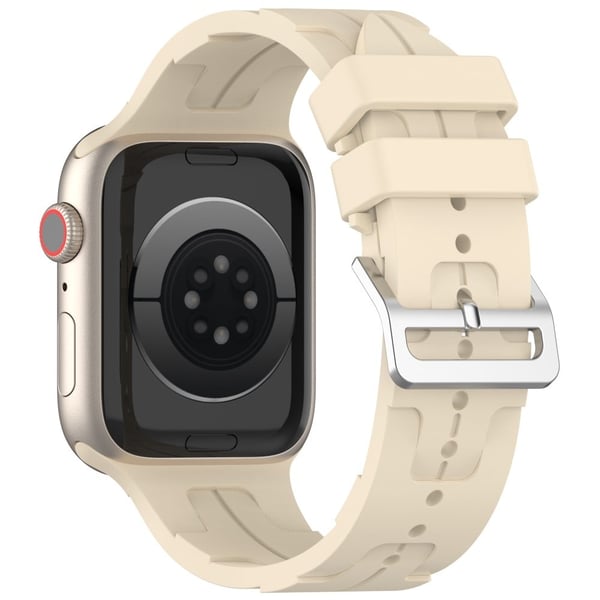 Apple Watch Series 49 mm - 45 mm - 44 mm - 42 mm universelt fleksibelt klokkerem - Khaki