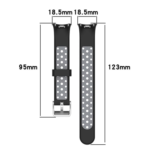 Xiaomi Smart Band 8 Klokkerem med to farger fleksibelt bånd med kontakt i rustfritt stål - Blå + Blågrønn