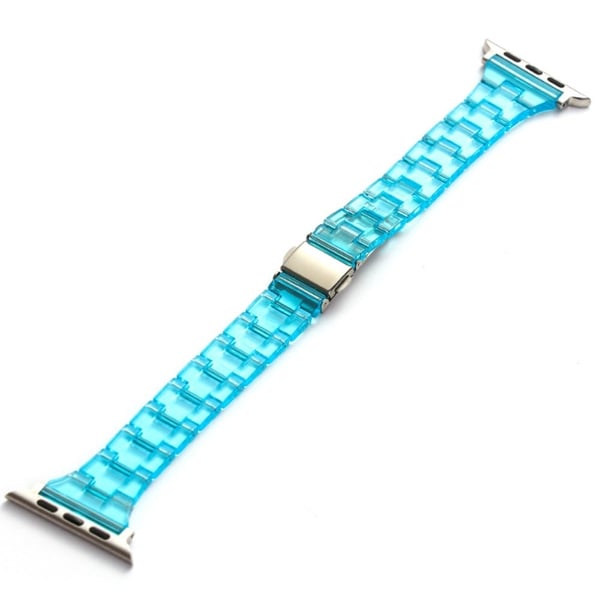 Hartsiranneke Apple Watch Series 49mm - 45mm - 44mm - 42mm Universal Jelly Watch Strap - Läpinäkyvä Taivaansininen