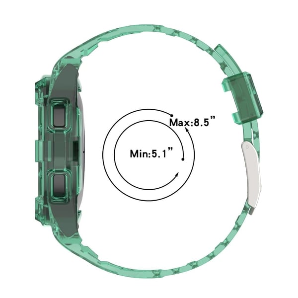 Samsung Galaxy Watch4 Classic 46 mm fleksibelt og justerbart klokkerem med integrert urkasse - Lyserosa