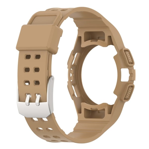 Samsung Galaxy Watch4 40 mm fleksibel klokkerem med armbåndsarmbånd og urkasse - Kaffe