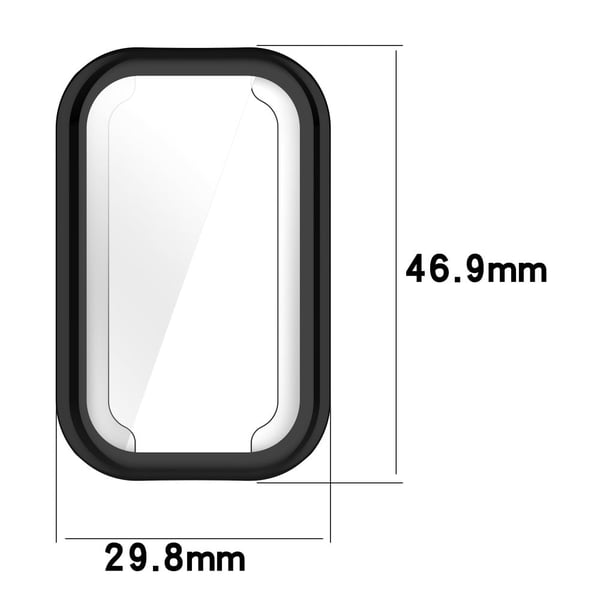 Xiaomi Smart Band 8 Active / Redmi Band 2 Fleksibelt klokkeveske Galvanisering av rammedeksel - Galvanisering Gull