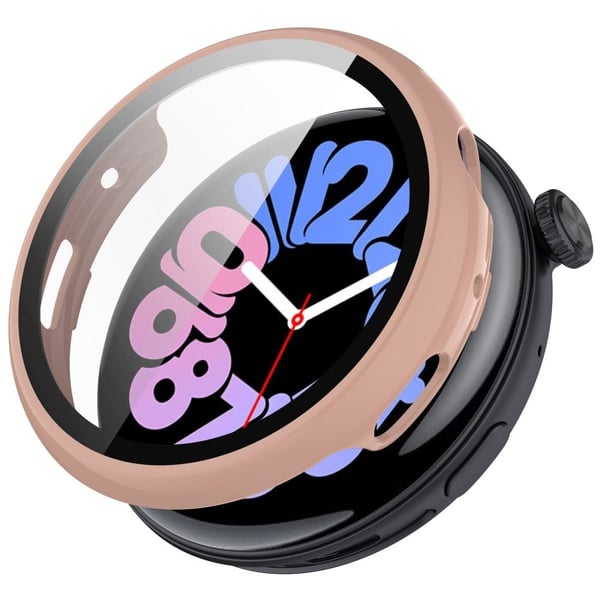 Vivo Watch 3 Hardt støtsikkert deksel med skjermbeskytter i herdet glass - Rosa