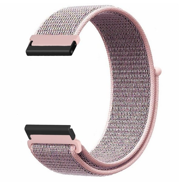 Suunto Spartan Sport Wrist HR Baro / Suunto 7 Strap 24mm Nylon Sport Loop kellonauhat - Pinkki