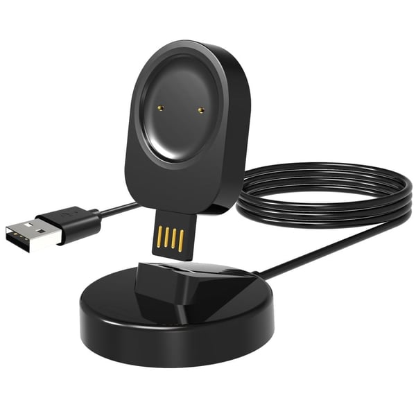 Huami Amazfit Active / Active Edge / Bip 3 / 3 Pro USB-latausteline langattomalla mini älykellolaturilla varustettuna