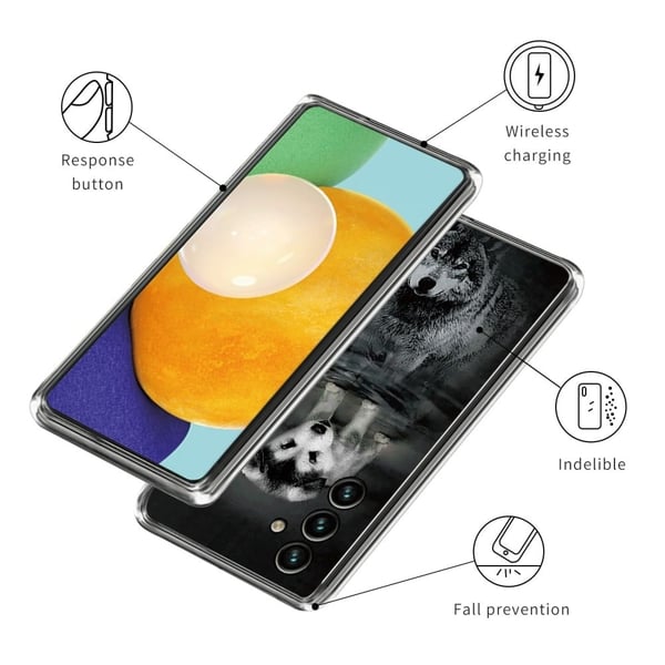 Deco Samsung Galaxy A35 cover - Hund Og Ulv