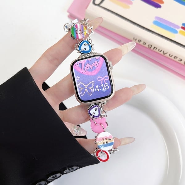 Apple Watch 49 mm / 45 mm / 44 mm / 42 mm armbånd - Godteri Farge