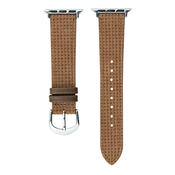 Apple Watch 49 mm / 45 mm / 44 mm / 42 mm klokkerem med vaffelrutenett - Kaffe