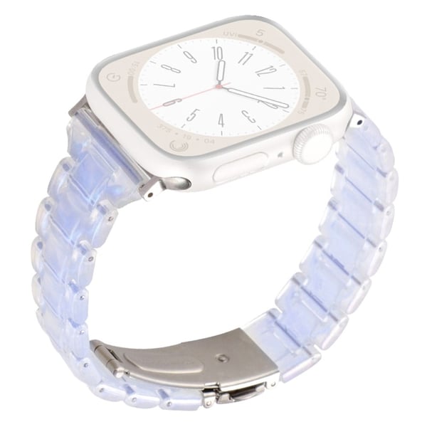 Apple Watch 49 mm / 45 mm / 44 mm / 42 mm armbånd med 3 perler - Gradient Gradient Blå