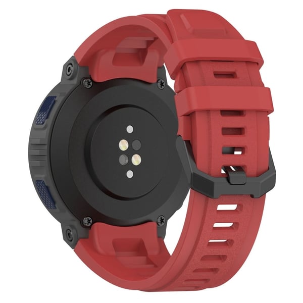 Huami Amazfit Active Edge A2212 Erstatningsarmbånd med mykt silikonarmbånd - Rød