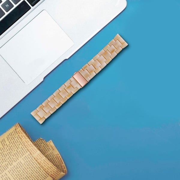 Misfit Vapor Resin Watch Strap Replacement Waterproof Watch Band - Elfenben