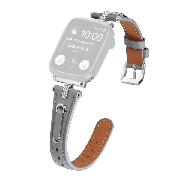 Apple Watch Series 41mm / 40mm / 38mm klokkerem - Grå Apple Watch Series 41mm / 40mm / 38mm klokkerem - Grå