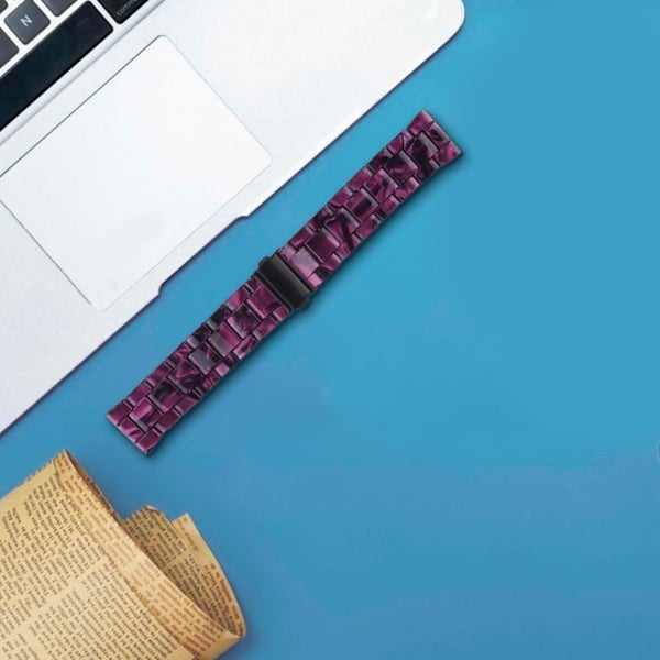 Misfit Vapor Resin Watch Strap Replacement Waterproof Watch Band - Lilla