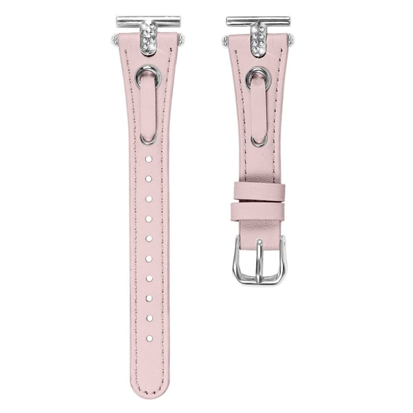 GarminMove 3 / Vivomove 3 Watchband Genuine Cow Leather T-belt Strap - Rosa