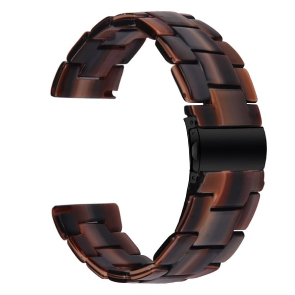 Misfit Vapor Resin Watch Strap Replacement Waterproof Watch Band - Sjokolade