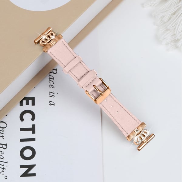 Huawei Watch 2 / GT 2 42mm / GT 3 42mm klokkerem Ekte kuskinnarmbånd - Rosa