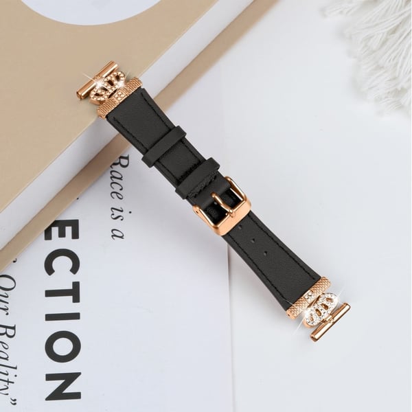 TicWatch E / 2 / C2 Urrem i ekte kuskinn - Svart