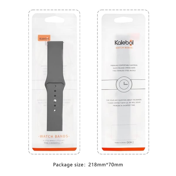 KALEBOL Apple Watch 49mm / 45mm / 44mm / 42mm kellon hihnat - Vaalean Harmaa