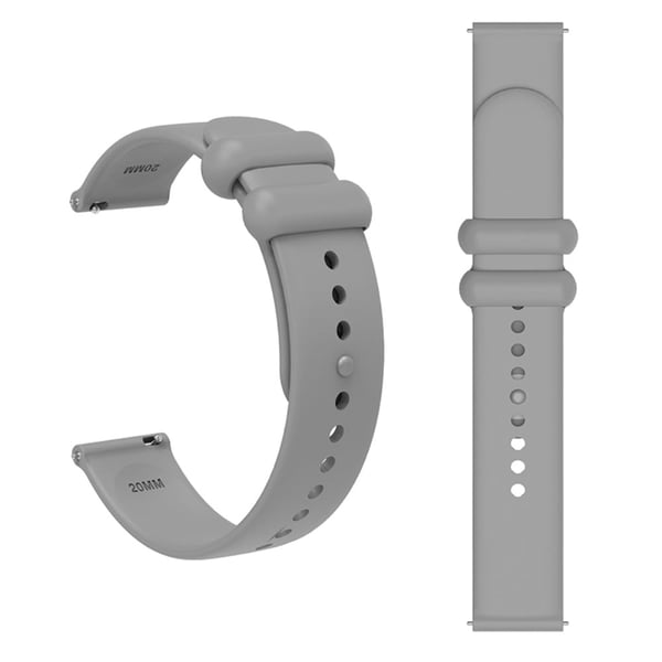 Garmin Venu 3S / Forerunner 265S Klockarmband 18mm Silikon Ersättningsklockarmband - Grå Garmin Venu 3S / Forerunner 265S Klockarmband 18mm Silikon Ersättningsklockarmband - Grå