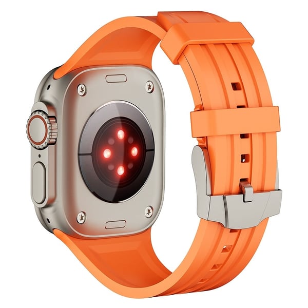 Apple Watch 41 mm / 40 mm / 38 mm klokkerem av fluorisert gummi - Oransje
