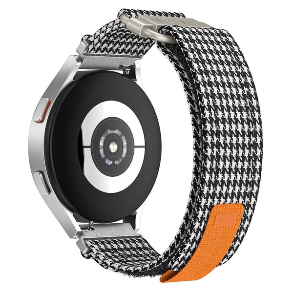 Samsung Galaxy Watch5 / Watch 5 Pro / Watch 4 / Watch 4 Classic Canvas Watchband 20mm Loop Strap - Sort / Sort