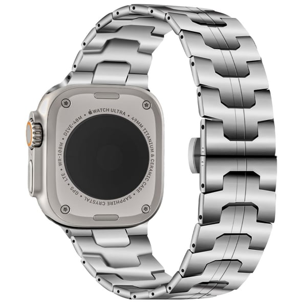 Armbånd i rustfritt stål Apple Watch 49mm / 45mm / 44mm / 42mm - Titan Farge