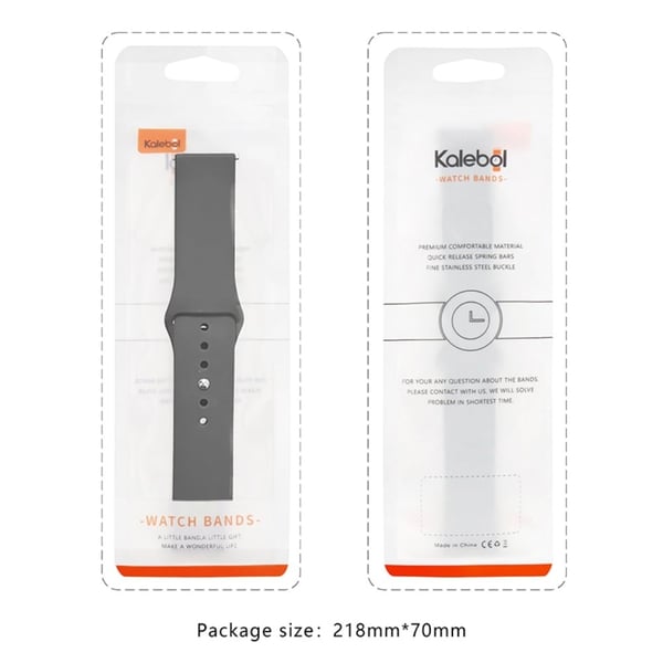 KALEBOL KLB-DKGJ-001 Samsung Galaxy Watch6 Classic 47mm 43mm klockarmband 20mm silikonarmband - Vinröd