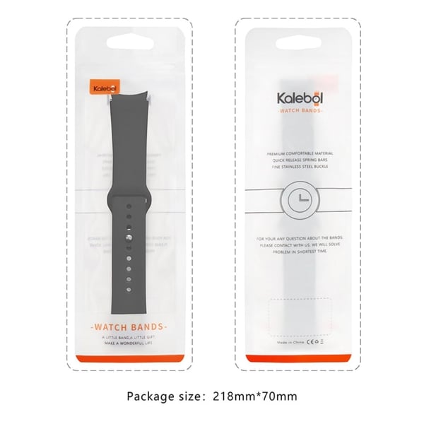 KALEBOL KLB-DKGJ-001 Samsung Galaxy Watch6 / Watch6 Classic / Watch5 Silicone Watch Band Adjustable Strap - Hvid