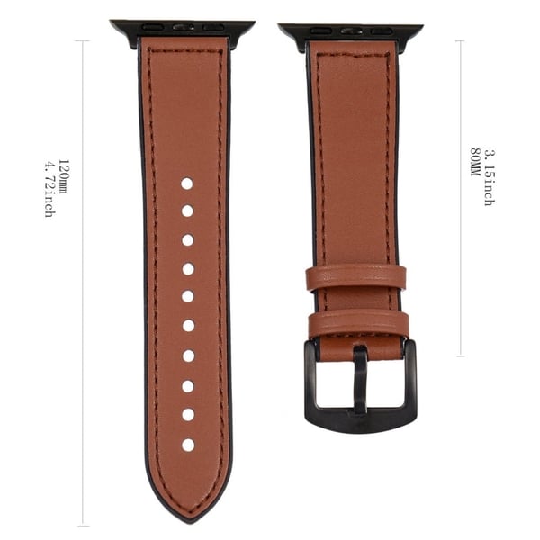 Apple Watch 49mm / 45mm / 44mm / 42mm Silikonarmbånd - Svart