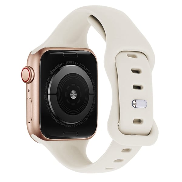 KALEBOL Apple Watch 49mm / 45mm / 44mm / 42mm Slank silikonarmbånd, str: L - Stjernelys