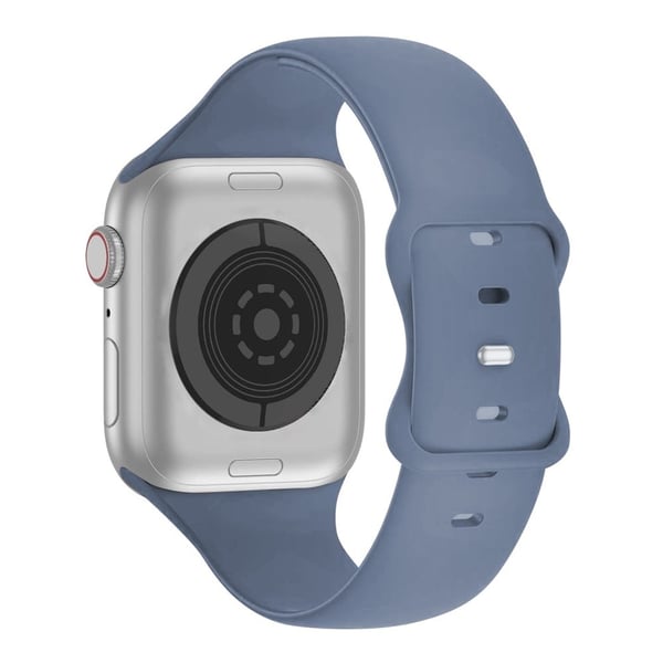 KALEBOL Apple Watch 49mm / 45mm / 44mm / 42mm Silikonklokkebånd, str: L - Lavendelgrå