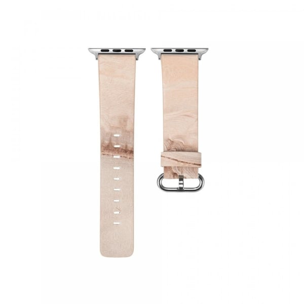 Apple Watch 49mm / 45mm / 44mm / 42mm Marmor skinnklokkebånd - Lyserosa