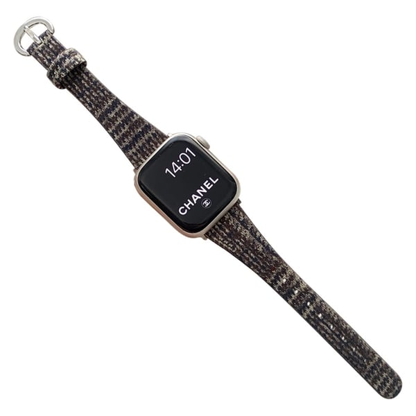 Apple Watch 49mm / 45mm / 44mm / 42mm Ullklokkebånd - Svart Kaffe