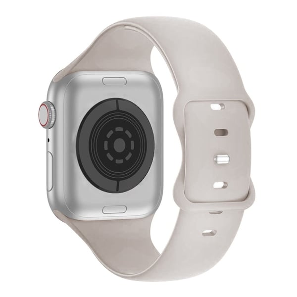 KALEBOL Apple Watch Series 41mm / 40mm / 38mm Silikon Sportsbånd, str: L - Stjernelys