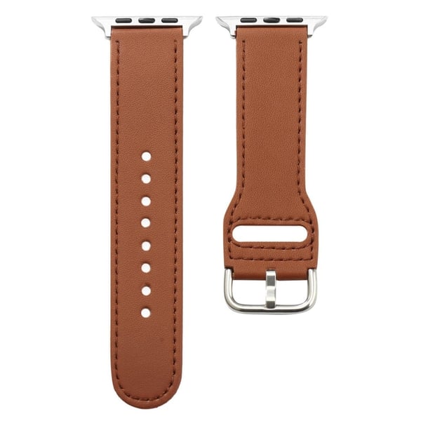 Apple Watch Series 41mm / 40mm / 38mm lærklokkearmbånd - Brun