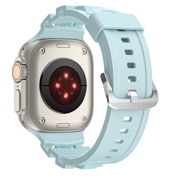 Apple Watch 49 mm / 45 mm / 44 mm / 42 mm silikonarmbånd - Lysegrønn