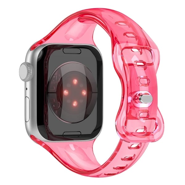 Apple Watch 49mm / 45mm / 44mm / 42mm Fleksibel klokkerem - Fluorescens Rosa