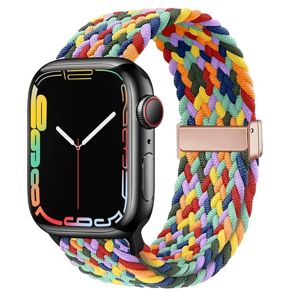 Apple Watch 49mm / 45mm / 44mm / 42mm Armbånd - W-Form Fargerik