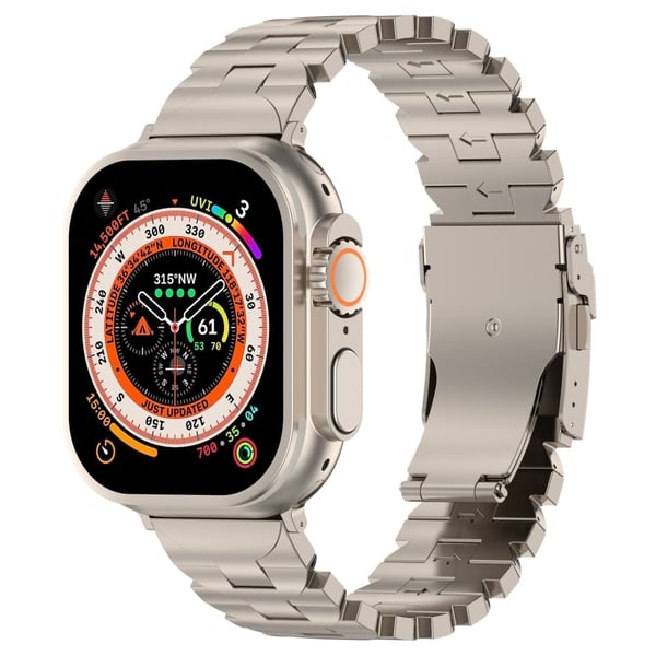 Apple Watch Series 41 mm / 40 mm / 38 mm armbåndsur i titanstål - Titan