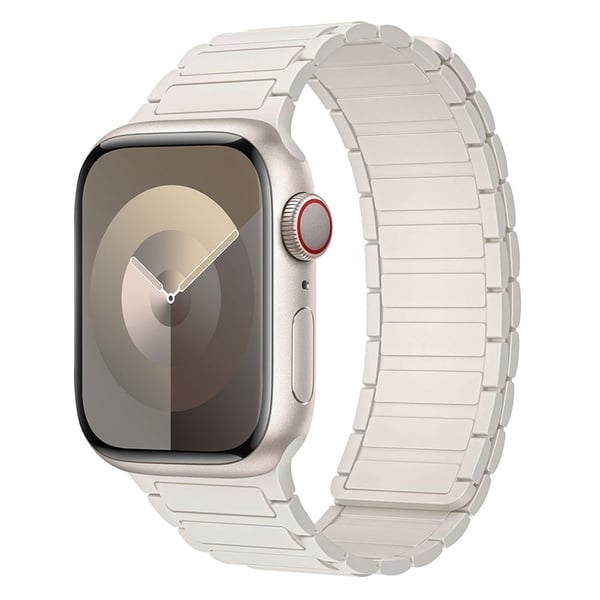 Apple Watch Series 41mm / 40mm / 38mm Silikon magnetisk klokkerem - Stjernelys