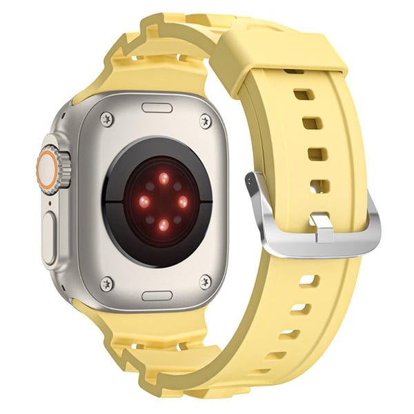 Apple Watch Series 41mm / 40mm / 38mm Silikon klokkerem - Gul