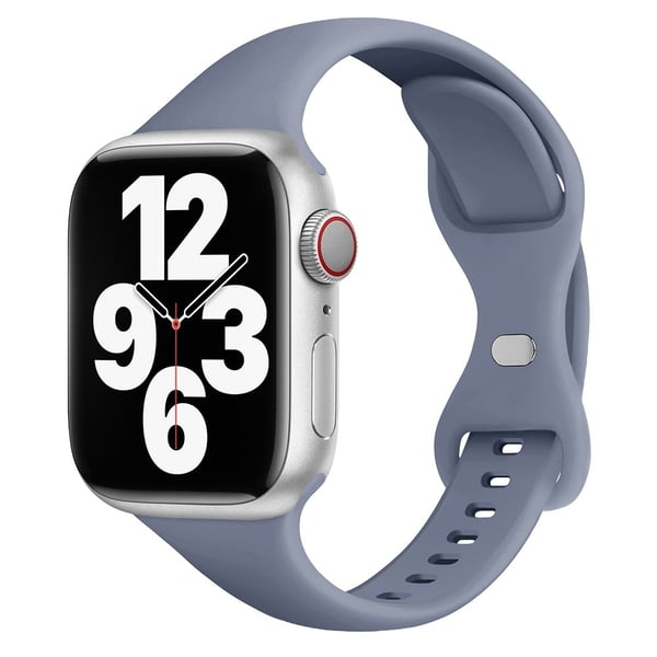 Apple Watch Series 41mm / 40mm / 38mm Silikonarmbånd - Lavendelgrå