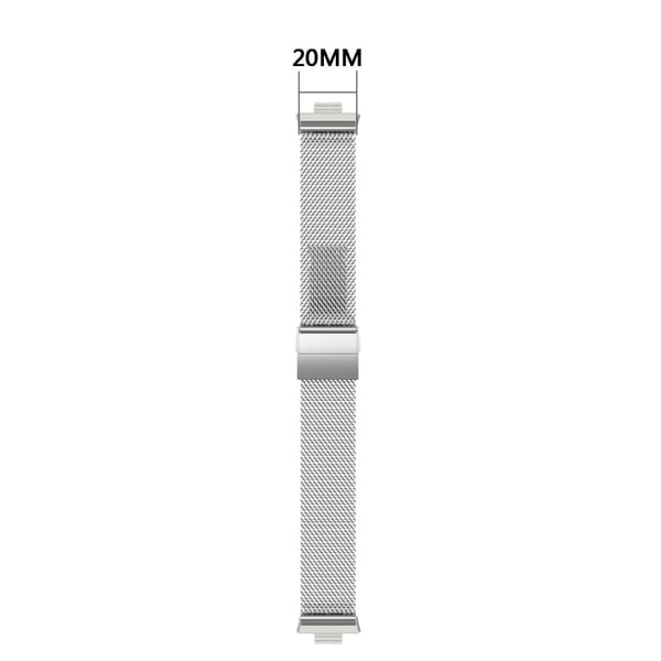 Xiaomi Redmi Watch 4 / Smart Band 8 Pro Erstatningsarmbånd Metall Milanese Mesh Armbånd - Svart