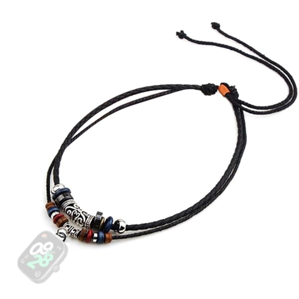 Xiaomi Redmi Watch 4 Flettet halssnor med to lag med halssnor med perler Dekorativt halskjede