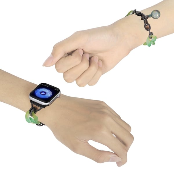 Apple Watch Series 41mm / 40mm / 38mm Smartklokkerem av harpiks - Grønn