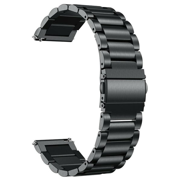 Huami Amazfit Bip 5 rustfritt stål 22 mm håndleddsarmbånd klokkerem - Svart