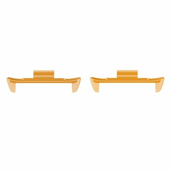 1 par Xiaomi Redmi Watch 4 metallklokkeremkontakt 22mm adaptertilbehør - Rose Gull