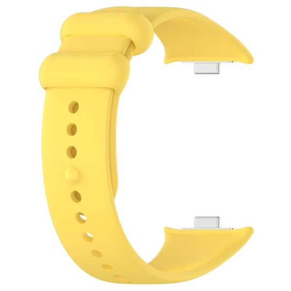 Xiaomi Redmi Watch 4 / Smart Band 8 Pro Silikonklokkerem Justerbart bånd - Gul